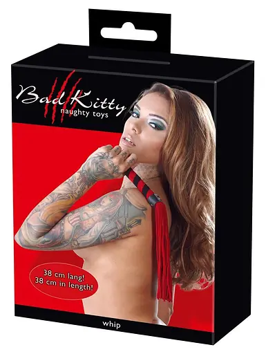 Флогер Bad Kitty Naughty Toys Whip 38 см червоний - фото 6