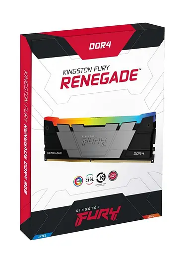 Память для ПК Kingston DDR4 16 ГБ KIT (8 ГБ x 2) 3600 FURY Renegade RGB - фото 5