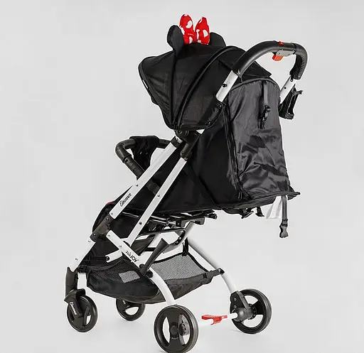 Коляска прогулочная детская JOY Elegans A-12295 рама алюминиевая, телескопическая ручка (6989235360018) - фото 5