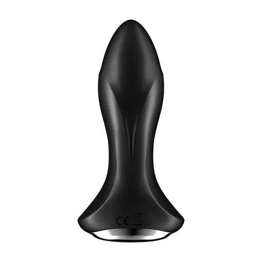 Анальна пробка Satisfyer Rotator Plug 1+ 12.8 см (чорний) - фото 6
