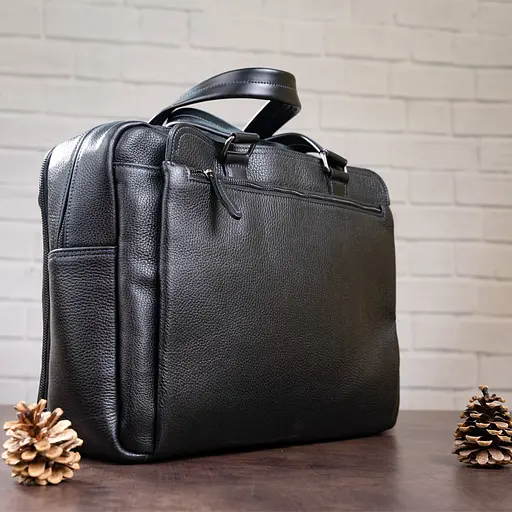 Чоловіча шкіряна сумка SHVIGEL 42х29х11 см sum0013983 - фото 9