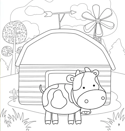 Розмальовки, аплікації, завдання. Ферма та її мешканці. 40 наліпок - фото 3