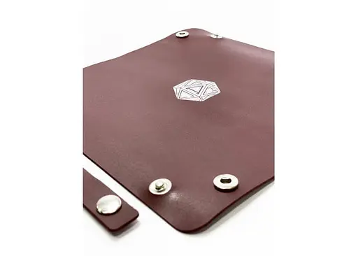 Настольная игра Планета Ігор Лоток для кубиков D20 (бургунди) (Dice tray D20 burgundy) (pi-dt009) - фото 2