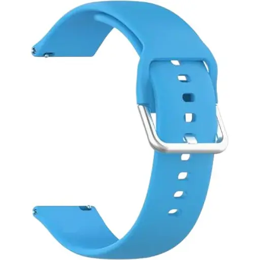 Ремешок DK CDK для Garmin Forerunner 255 / 255 Music "L" 22mm Silicone Sport Band Classic (011018) (sky blue)