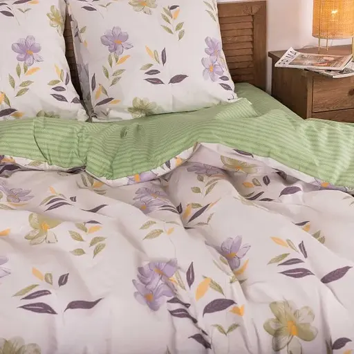 Комплект постільної білизни Viluta двоспальний ранфорс 23225 100% бавовна - фото 2