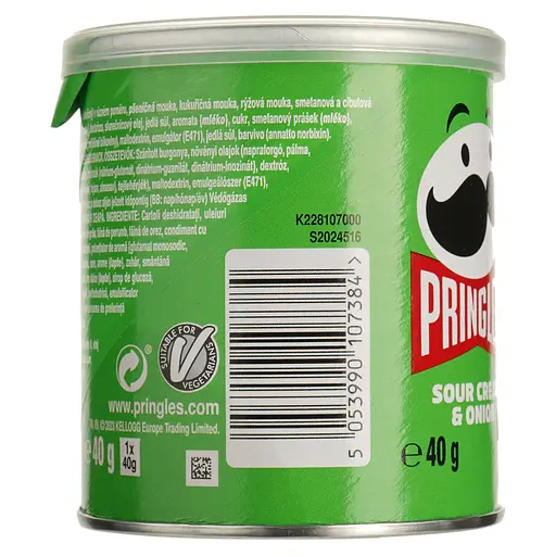 Уценка. Чипсы Pringles Сметана и лук 40 г - фото 2