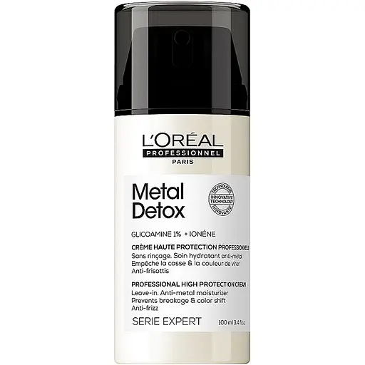 Крем-уход L'Oreal Professionnel Metal Detox для уменьшения ломкости всех типов волос и нежелательного изменения цвета 100 мл - фото 1