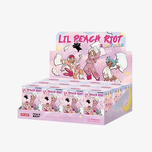Іграшка-сюрприз Pop Mart Lil Peach Riot Серія Sleepover з колекційною фігуркою (PRLS-01) - фото 3