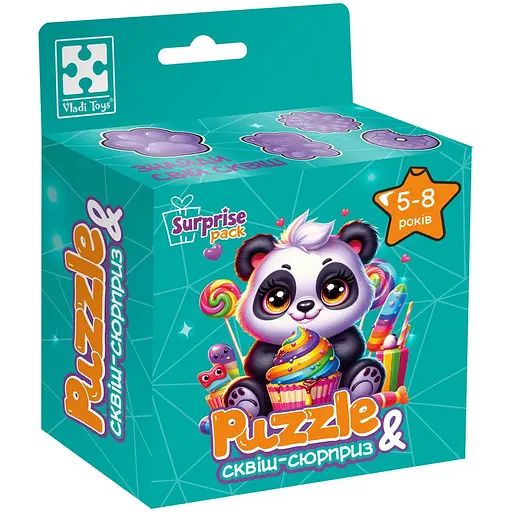 Пазли з сюрпризом Vladi Toys Панда (VT8030-08) - фото 1