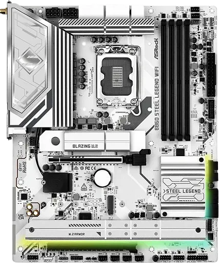 Материнская плата ASRock B860 Steel Legend Wi-Fi LGA 1851 (B860 Steel Legend WiFi) - фото 2