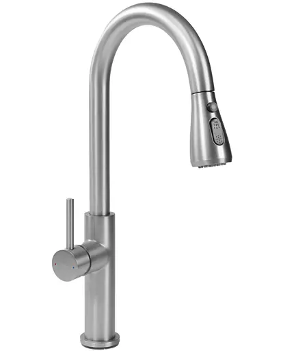 Змішувач для кухні Rea Nest Nikiel Brushed REA-B6601 Нікель - фото 7