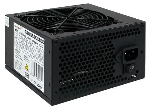 Блок питания LogicPower 400W ATX-400W, 120 mm, 20+4pin, 1x4pin, SATA х 2, Molex 2x4pin, кабели немодульные - фото 1