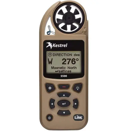 Метеостанція Kestrel 5500 LiNK Tan з Bluetooth та флюгером (0855LVTAN) - фото 1