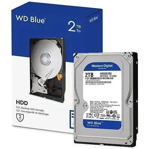 Жесткий диск внутренний Western Digital Blue 2 ТБ (WD20EZBX) - фото 2