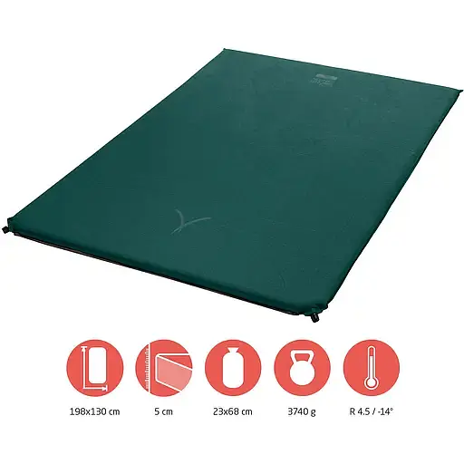 Коврик самонадувной Grand Canyon Hancock 5.0 Double Botanical Garden (350016) - фото 5