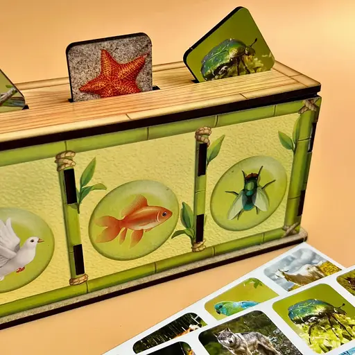 Настільна розвиваюча гра "Види тварин" Ubumblebees (ПСФ110) PSF110 комодик-сортер - фото 6