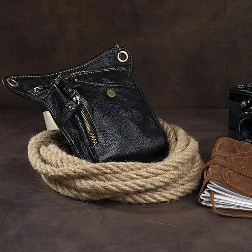 Чоловіча шкіряна сумка Vintage 16х22х3,5 см 000154012 - фото 2