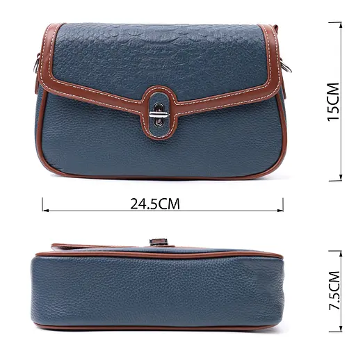 Кожаная женская сумка Vintage 24.5х15х7.5 см sum0026574 - фото 3