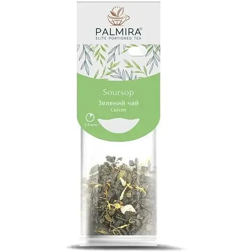 Чай зелений Palmira з саусепом на чашку 10 шт - фото 1