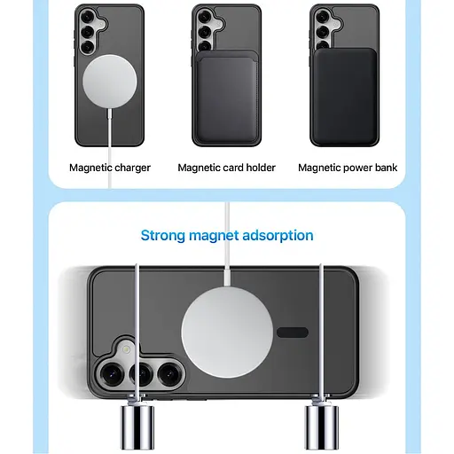 Чохол Dux Ducis Magnetic Yind для Samsung Galaxy S25 Black [134542] - фото 6