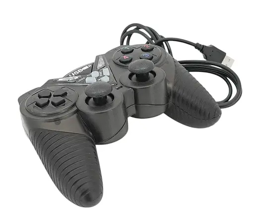 Геймпад USB джойстик ПК Voltronic DualShock USB908 Black