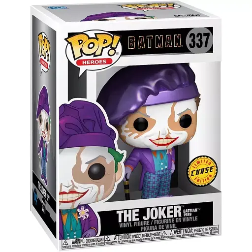 Фигурка Бэтмен Джокер Funko Pop Batman Joker (chase) 10 см JK 337C - фото 3