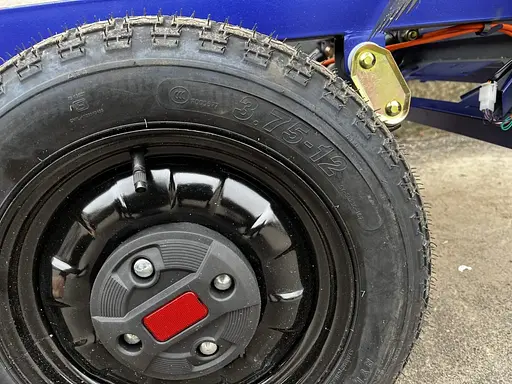 Грузовой электроскутер-самосвал трехколесный CROSSER Cargo 13" (1500W 60V, 32Ah) Синий - фото 3