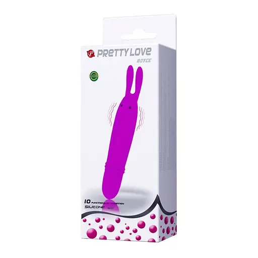 Вібратор Preety Love Boyce 12.5 см фіолетовий - фото 8