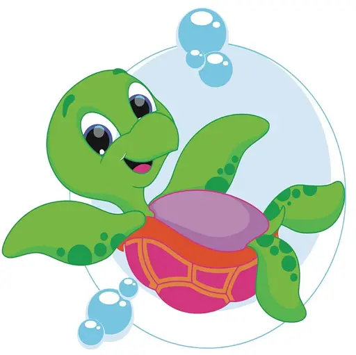 Набор для росписи по номерам Черепашка, Strateg, 30x30 см, ES073