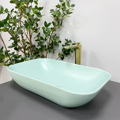 Умивальник VBI Avezzano green matt накладний VBI-014404, Цветной - фото 4