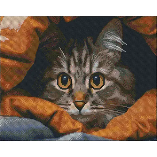 Алмазная мозаика Strateg ПРЕМИУМ Укрытия без подрамника размером 40х50 см (ZAV4050-34) - фото 1