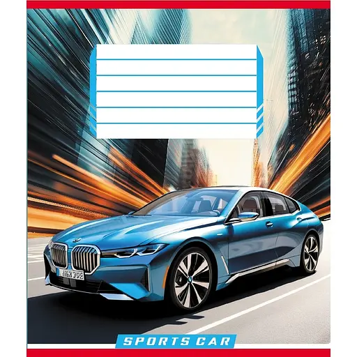 Зошит учнівський "На швидкості світла" Leader 036-570250K-3 в клітинку, 36 аркушів - фото 1