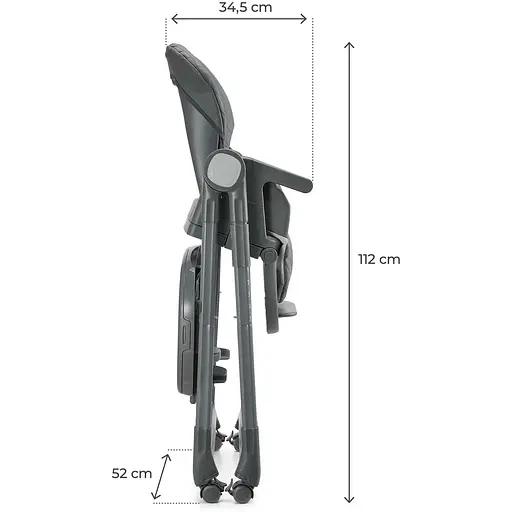 Стульчик для кормления Kinderkraft Tulo Grey (KHTULO00GRY0000) - фото 5