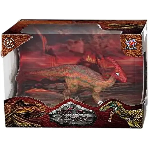 Фигурка Dino Toys Паразвролопхус 266 красно-желтый (Q9899-266) - фото 1