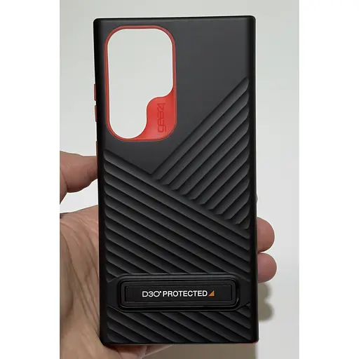 Протиударний чохол Gear4 Battersea D3O для Samsung Galaxy S23 Ultra (6.8") Black Orange - фото 7