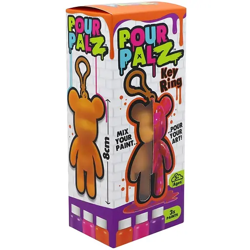 Набір для творчості ToyMonster Флюїд Арт Брелок Ведмедик S3 (GS-G88822) - фото 3