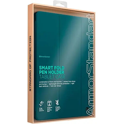 Чохол-книжка ArmorStandart Smart Fold Pen для Apple iPad 11 2025 (A16) / 10.9 2024 / 2022 Pine Green (ARM74943) [133701] - фото 4