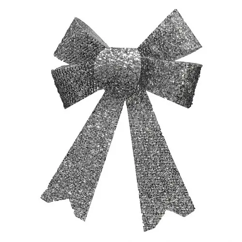 Игрушка на ялку Бантик люрекс - фото 1