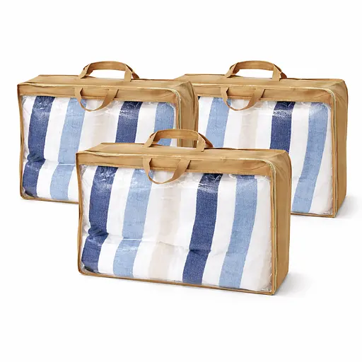 Набір сумок-органайзерів ORGANIZE для речей L 3 шт (бежевий) - фото 4