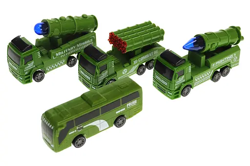 Набір військових машин інерційних, 7756S-312AB, 4 шт.