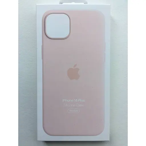 Оригинальный силиконовый чехол Apple Silicone Case MagSafe для iPhone 14 Plus Light Pink (MPT73ZE/A) - фото 8
