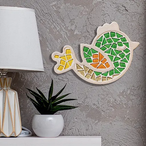 Дитячий набір для творчості кришталева мозаїка "Птах" MA1005 - фото 2