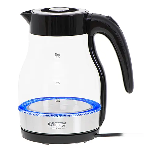 Стеклянный чайник Camry CR 1300 - фото 1