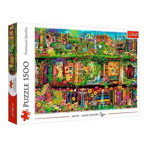 Пазл Trefl Сказочный книжный шкаф, 1500 эл. (26165) - фото 1