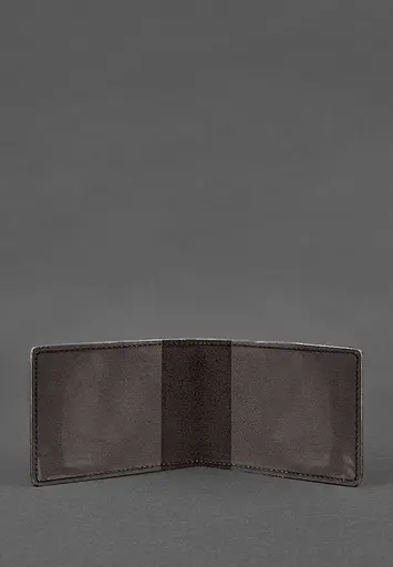 Универсальная кожаная обложка для удостоверения темно-коричневая - фото 3