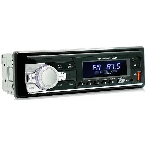 Автомобільна магнітола JSD-521 з Bluetooth та двома USB-портами для відтворення музики Чорна - фото 1