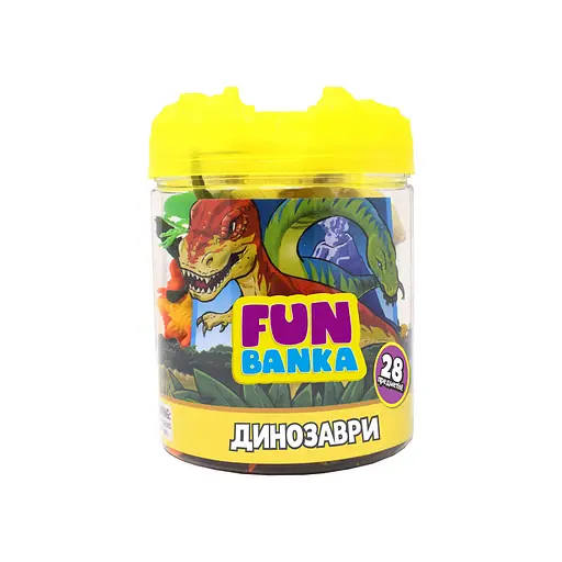 Ігровий набір фігурок Динозаври Fun Banka 320387-UA 28 предметів, міні