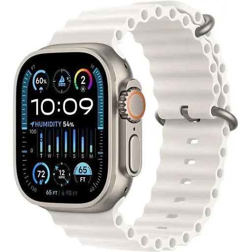 Смарт-годинник Smart Watch HK10 Ultra 3 49 мм з AMOLED Full HD екраном і з 2 додатковими ремінцями в комплекті Білий