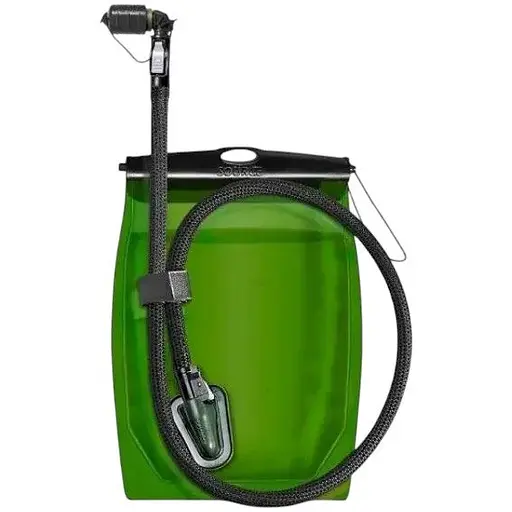 Питьевая система Source Kangaroo Collapsible Canteen 1L Black/Green (1004-4301550101)