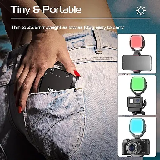 Видеосвет Ulanzi Vijim VL66 RGB Led Light (UV-L088 VL66 RGB) - фото 8